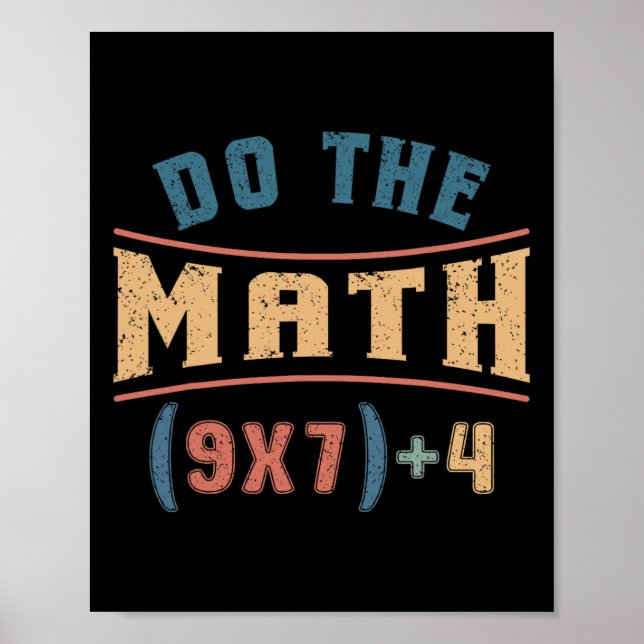 Rolig Matematik 67 Meme Ekvation Gör Matten Te Poster (Framsidan)