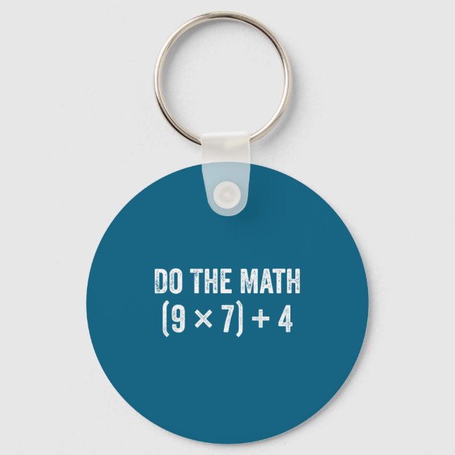 Rolig Matematik 67 Meme Nyckelring (Framsida)