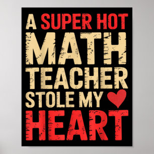 Rolig matematik En super het matte lärare stal mit Poster