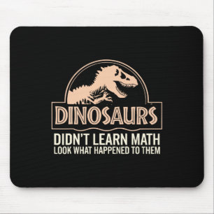 Rolig matematik matte lärare, dinosaurier gjorde i musmatta