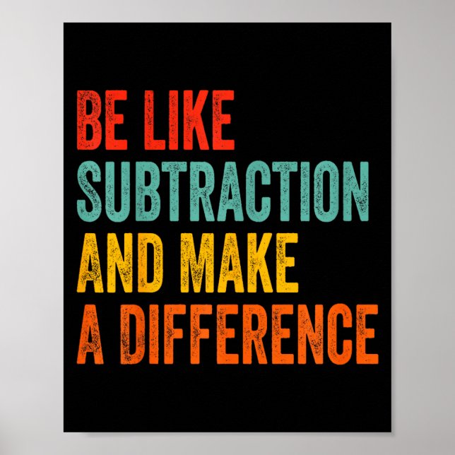 Rolig matematiklärare är som subtraktion och gör e poster (Framsidan)