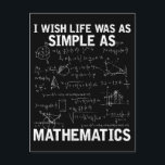Rolig matematiklärare matematik nörd vykort<br><div class="desc">Matematik älskare citat för matematiker. Rolig matematiklärare matematik nörd.</div>