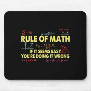 Rolig matematisk regel Om det verkar lätt har du f Musmatta