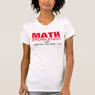Rolig math handleder skämt. Få hjälp med en T-shirt