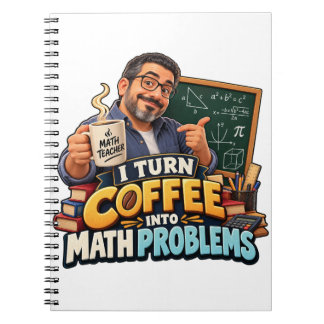 Rolig Math Lärare Kaffe Citat Keps Anteckningsbok