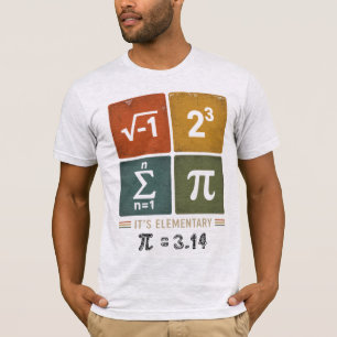 Rolig Math Rebus Pussel Pi Dag T-Shirt