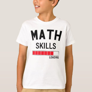 Rolig Mathexpertis som laddar T-tröja T Shirt