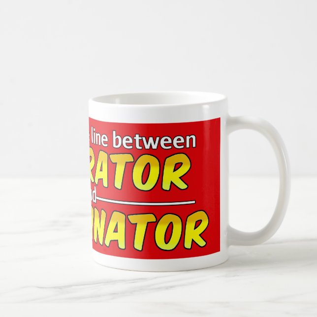 Rolig Mathmugg Kaffemugg (Höger)