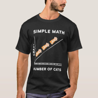 Rolig matte kattungar katter t shirt