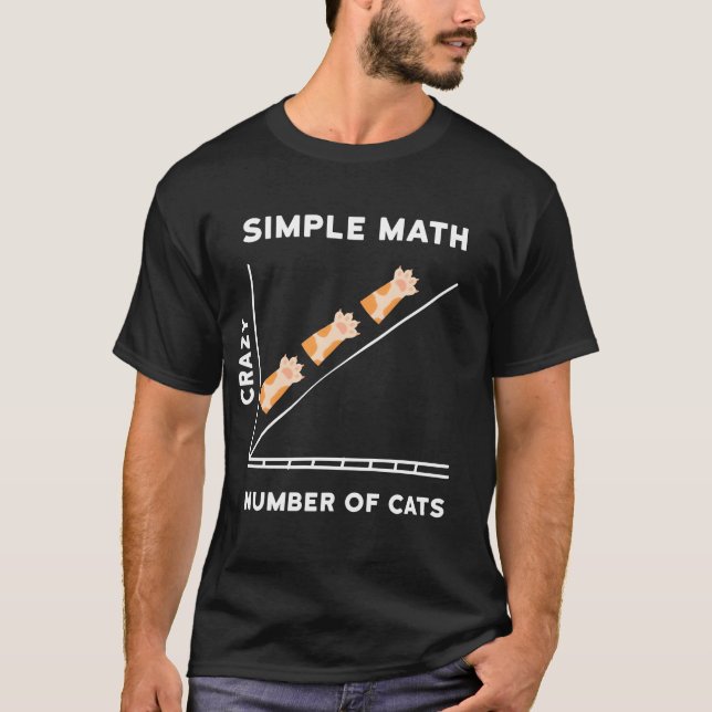 Rolig matte kattungar katter t shirt (Framsida)