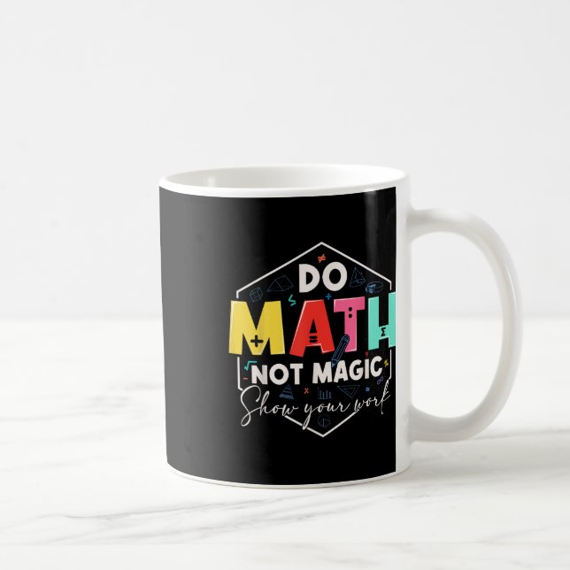 Rolig matte tillbaka till skolan Gör matte inte ma Kaffemugg (Höger)
