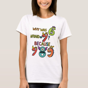 Rolig Mattematikkuriosa 7 8 9 T Shirt för Lärare o