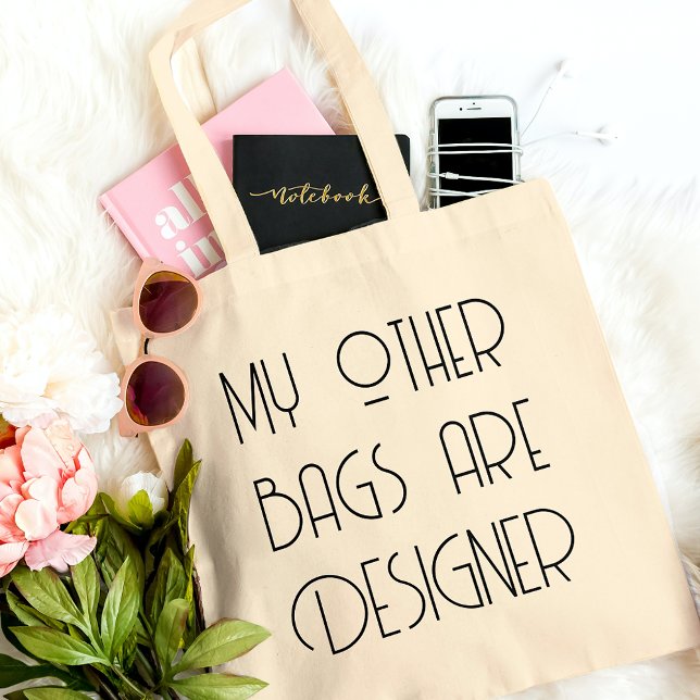Rolig matvaruinkopsdesigner handväskor tygkasse (Skapare uppladdad)