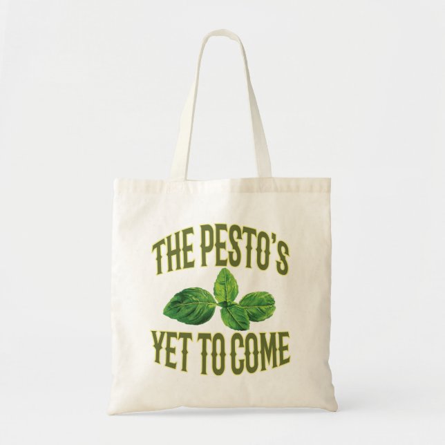 Rolig matvits - Pesto'sen som ännu kommer Tygkasse (Framsidan)