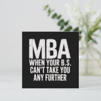 Rolig MBA-examen examensdagen