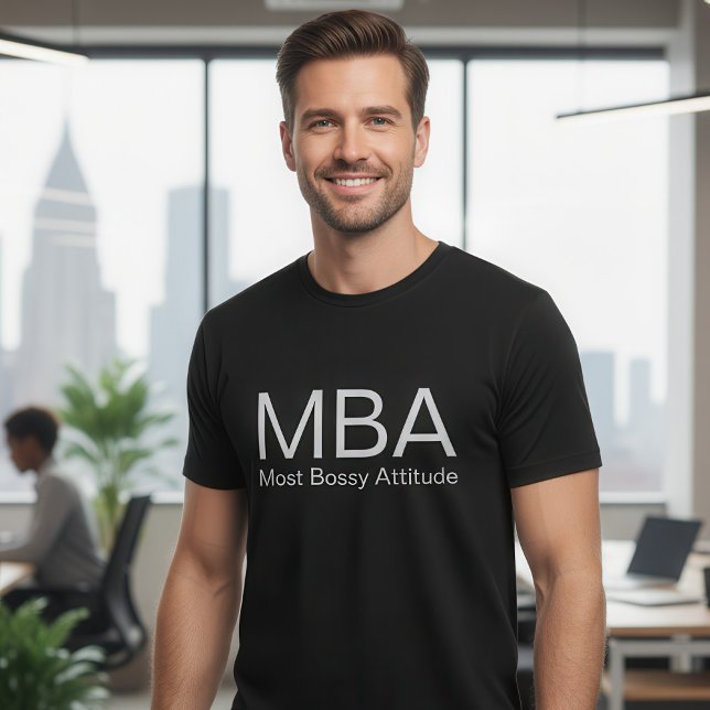 Rolig MBA-förkortning Tee Shirt (Skapare uppladdad)