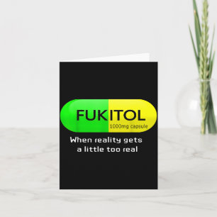 Rolig medicin Gooditol kapsel Apotek humor Kort