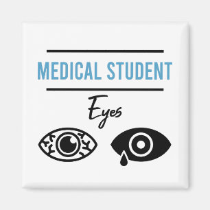 Rolig Medicin Student Tröja Läkare Tröja Present Magnet