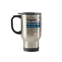 Rolig medicinsk Propofol-etikett