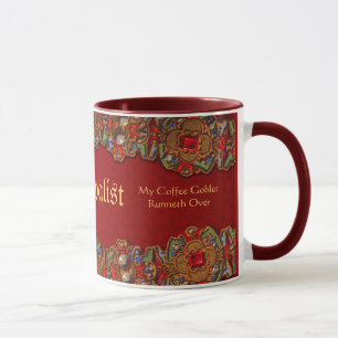 Rolig Medievalistkaffebägare Runneth över Mugg