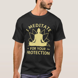 Rolig meditation Buddhist namaste yoga meditation T Shirt