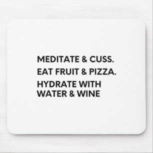 Rolig meditation och Lance-tröja för yoga och pizz Musmatta