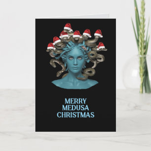 Rolig Medusa julkort Helgkort