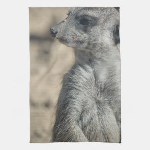 Rolig Meerkat Kökshandduk