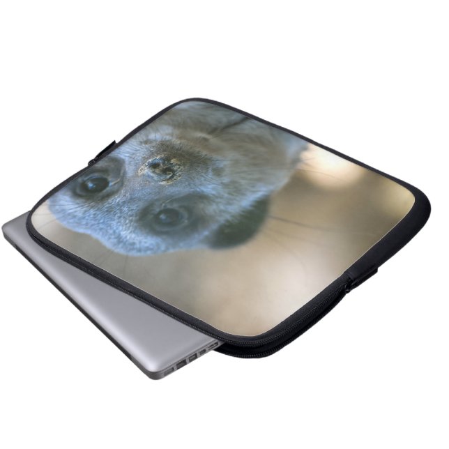 Rolig Meerkat Laptop Sleeve (Framre botten)
