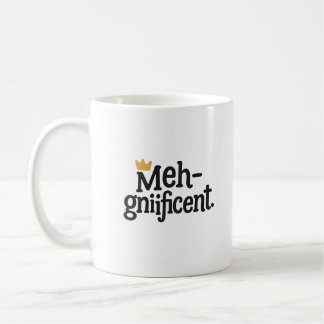Rolig "Meh-gnifik" mugg – Sarksastisk kaffekopp