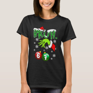 Rolig Meme Bruh 6-7 Matchande Familj Jul Sex T Shirt