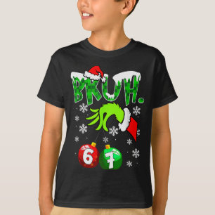 Rolig Meme Bruh 6-7 Matchande Familje Jul Sex T Shirt