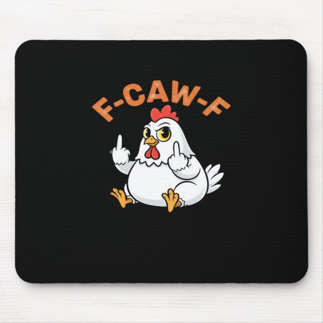 Rolig Meme F-Caw-F Kyckling Musmatta (Framsidan)