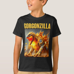 Rolig meme gorgonzola ai italiensk ost drakon t shirt