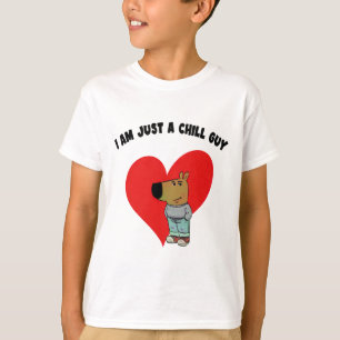Rolig meme Jag är bara en chill kille valentinpar T Shirt
