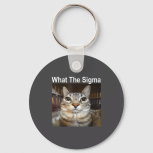 Rolig Meme Katt Vad Är Sigma Söt Katt Meme Citat Nyckelring