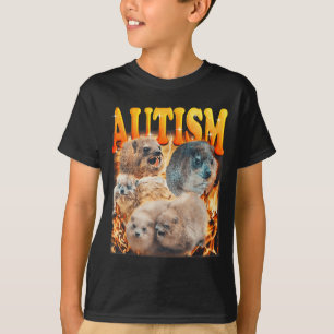 Rolig Meme Murmeldjur Autism A T Shirt