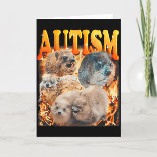 Rolig Meme Murmeldjur Autism Autism A Kort