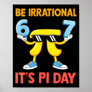 Rolig meme sex sju 67 dagars matematik vetenskap ä poster