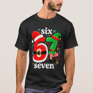 Rolig Meme Sex Sju 67 Tomte 6 7 Jultomte Jul Tröja