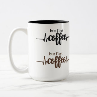 Rolig men först kaffemugg för kaffefanatiker