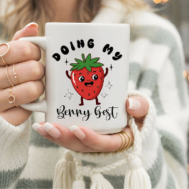 Rolig Mental Hälsa Gör Mitt Bästa Bär Kaffemugg