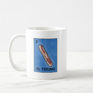 Rolig mexicansk lotteribacon för El Tocino Kaffemugg
