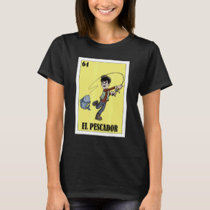 Rolig mexikan för fiskaren El Pescador T Shirt
