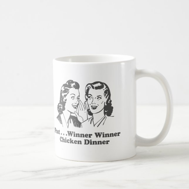 Rolig middag för vinnarevinnarehöna kaffemugg (Höger)