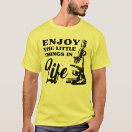 Rolig mikroskop, mikrobiologer Biologi nörd T Shirt