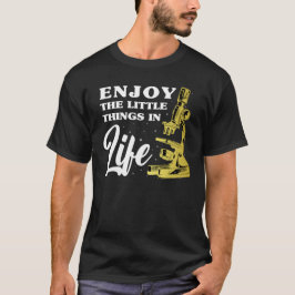 Rolig mikroskop, mikrobiologer Biologi nörd T Shirt