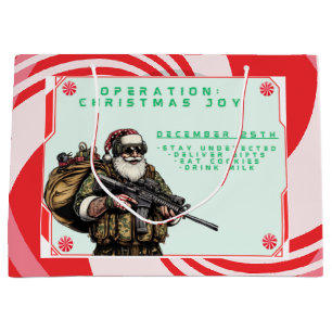 Rolig militär/jul tomte