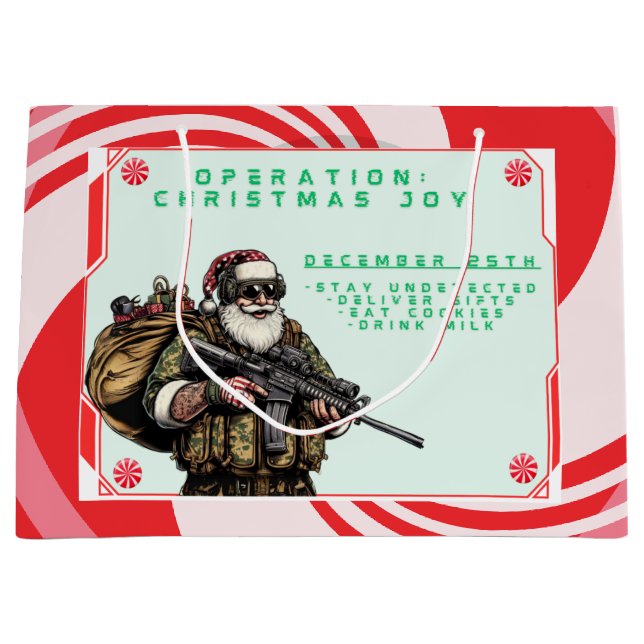 Rolig militär/jul tomte (Framsidan)