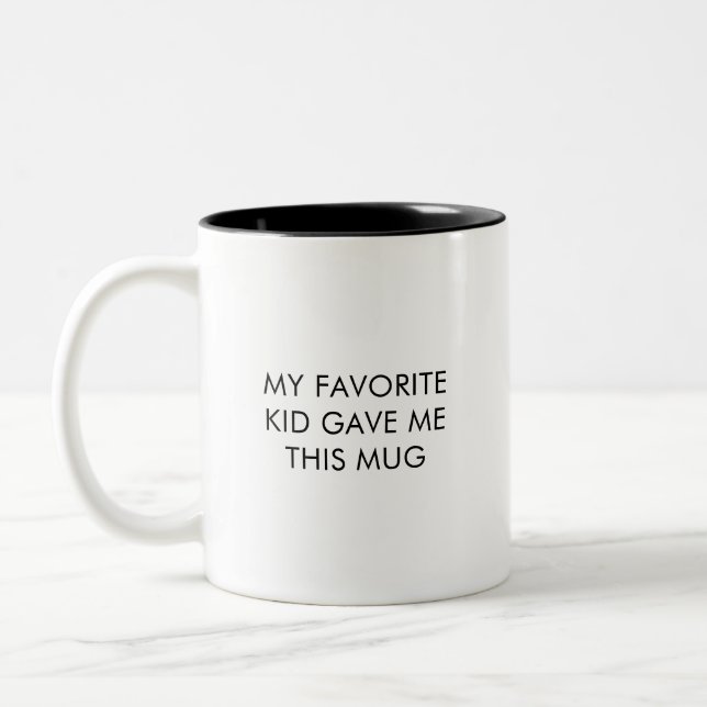 Rolig Min Favoritbarn Kaffe Mugg (Vänster)